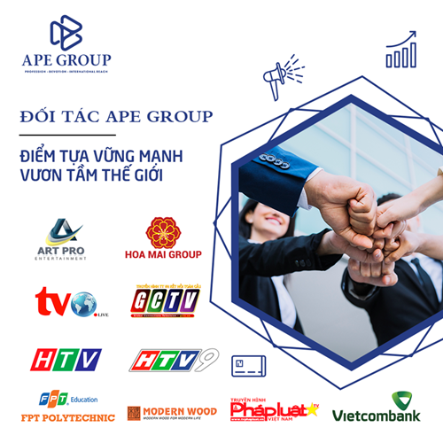 APE Group sở hữu nhiều đối tác lớn mạnh