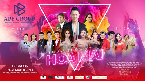 Sự kiện âm nhạc “Hoa Mai Tour Shows” do APE Media tổ chức