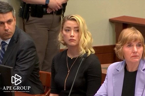 Amber Heard đến nghe phán quyết, Depp vắng mặt trong phiên tòa